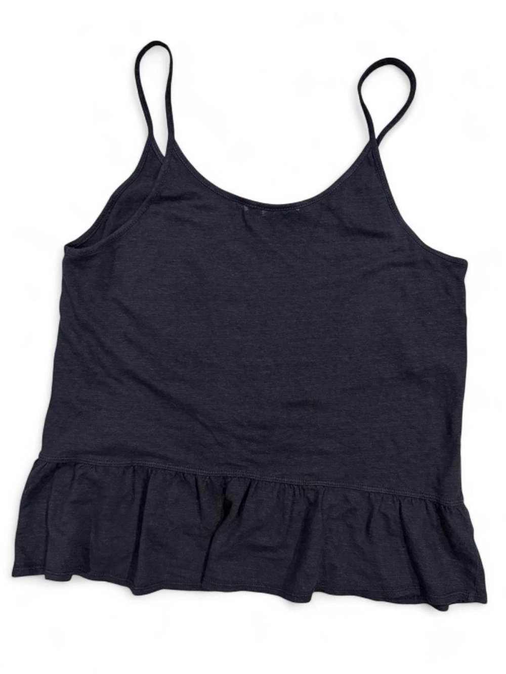 A.L.C. Ruffle Linen Knit Tank Top Small - Picture 6 of 8
